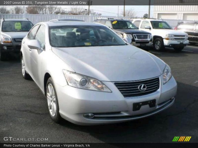 Tungsten Silver Metallic / Light Gray 2007 Lexus ES 350