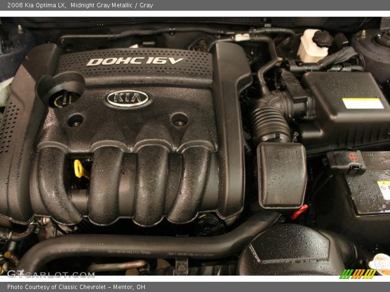 Midnight Gray Metallic / Gray 2008 Kia Optima LX