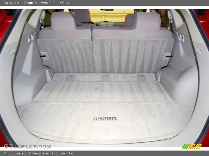 Venom Red / Gray 2010 Nissan Rogue SL