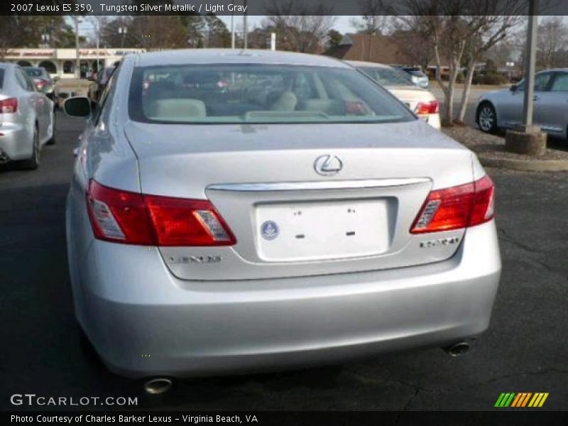 Tungsten Silver Metallic / Light Gray 2007 Lexus ES 350