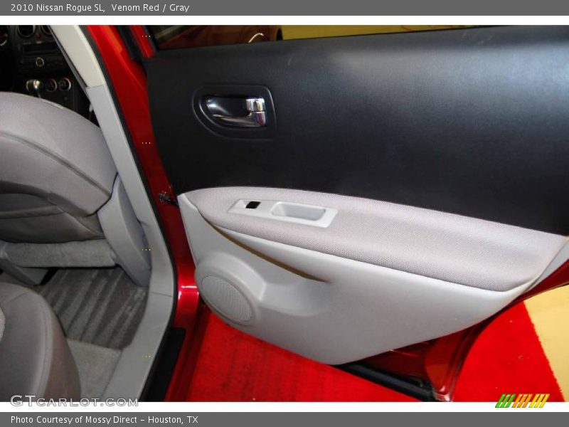Venom Red / Gray 2010 Nissan Rogue SL