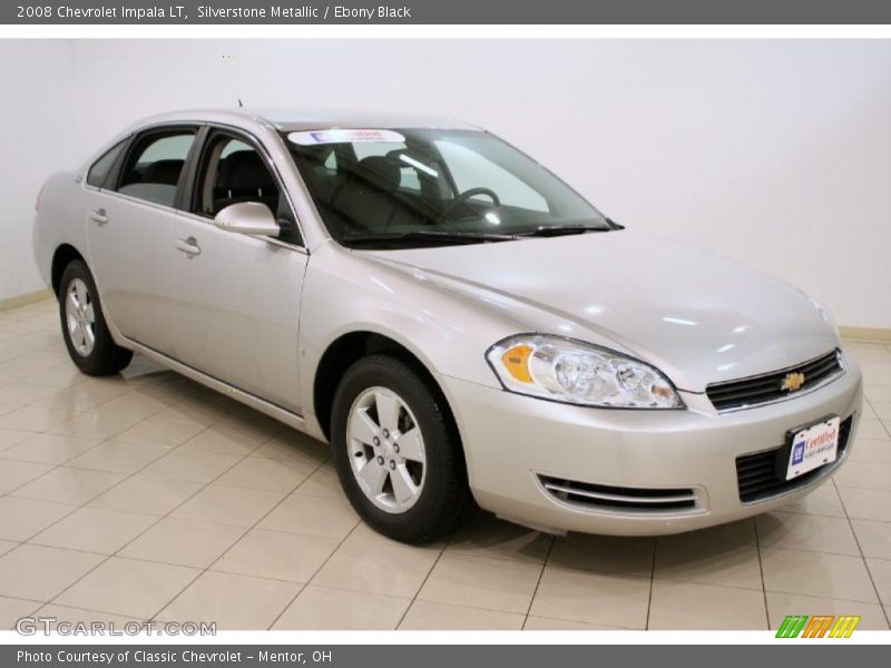 Silverstone Metallic / Ebony Black 2008 Chevrolet Impala LT
