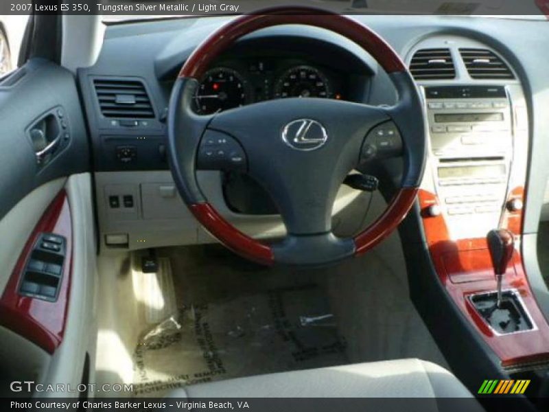Tungsten Silver Metallic / Light Gray 2007 Lexus ES 350