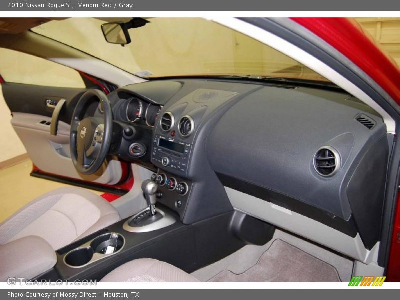Venom Red / Gray 2010 Nissan Rogue SL