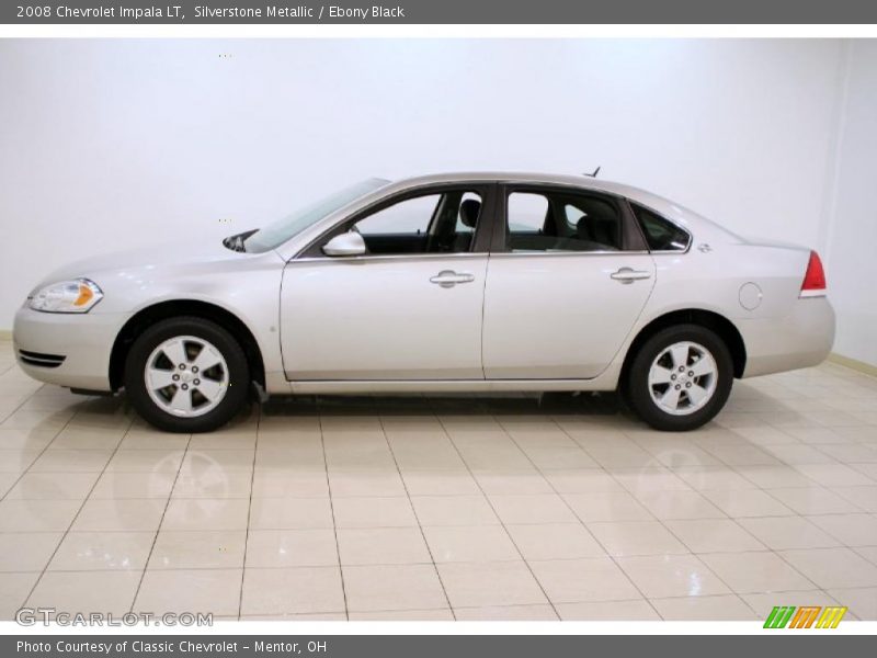 Silverstone Metallic / Ebony Black 2008 Chevrolet Impala LT