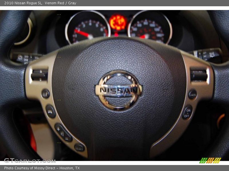 Venom Red / Gray 2010 Nissan Rogue SL