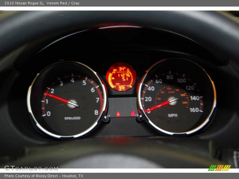 Venom Red / Gray 2010 Nissan Rogue SL