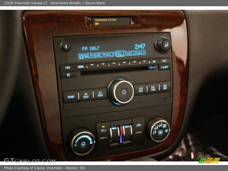 Silverstone Metallic / Ebony Black 2008 Chevrolet Impala LT