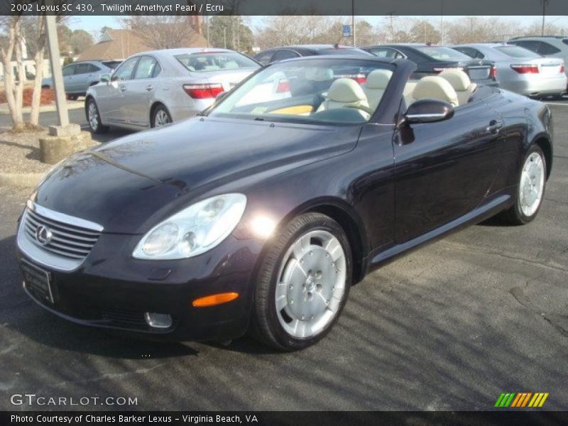 Twilight Amethyst Pearl / Ecru 2002 Lexus SC 430
