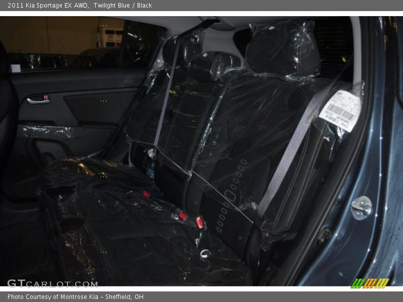 Twilight Blue / Black 2011 Kia Sportage EX AWD