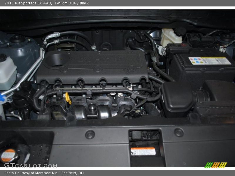  2011 Sportage EX AWD Engine - 2.4 Liter DOHC 16-Valve CVVT 4 Cylinder