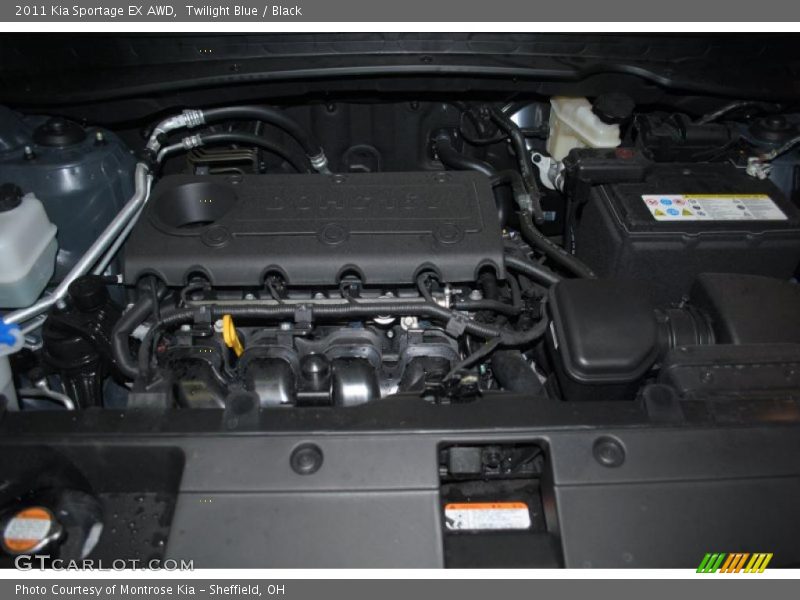  2011 Sportage EX AWD Engine - 2.4 Liter DOHC 16-Valve CVVT 4 Cylinder