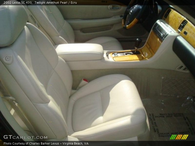 Twilight Amethyst Pearl / Ecru 2002 Lexus SC 430