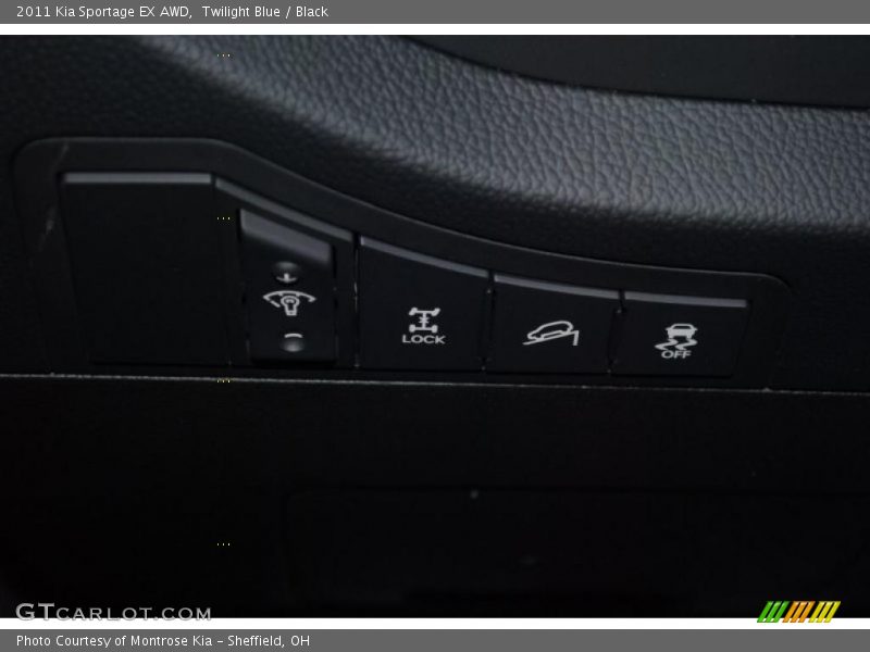 Twilight Blue / Black 2011 Kia Sportage EX AWD