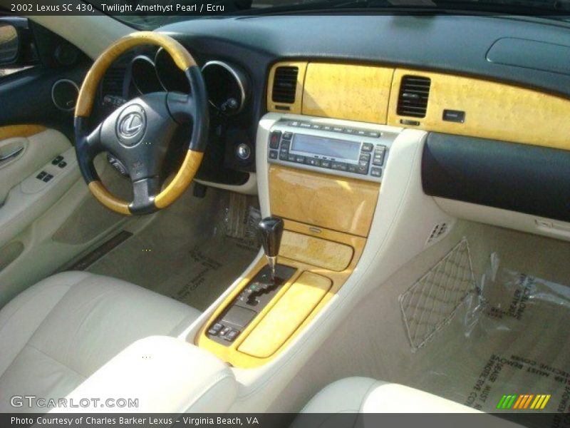 Twilight Amethyst Pearl / Ecru 2002 Lexus SC 430