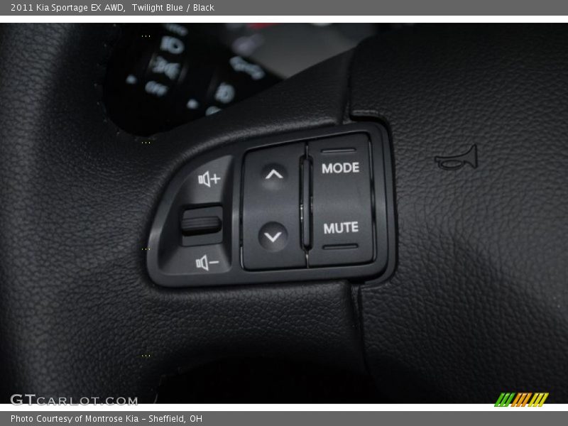 Twilight Blue / Black 2011 Kia Sportage EX AWD