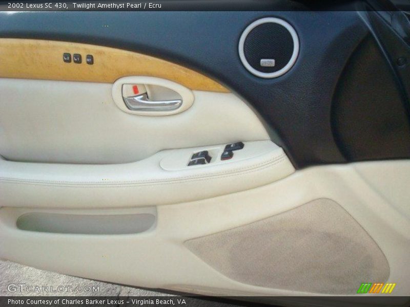 Twilight Amethyst Pearl / Ecru 2002 Lexus SC 430