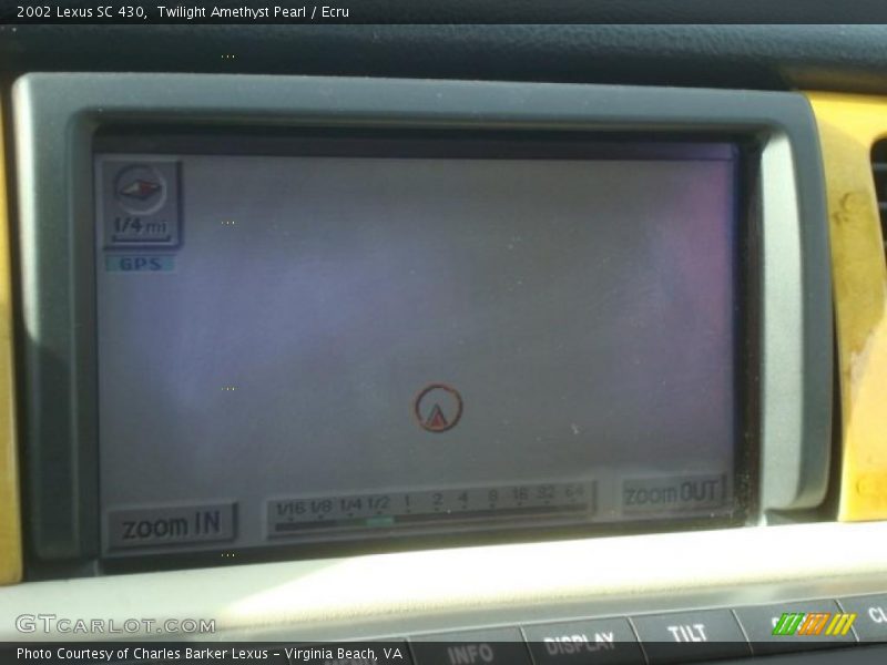 Twilight Amethyst Pearl / Ecru 2002 Lexus SC 430