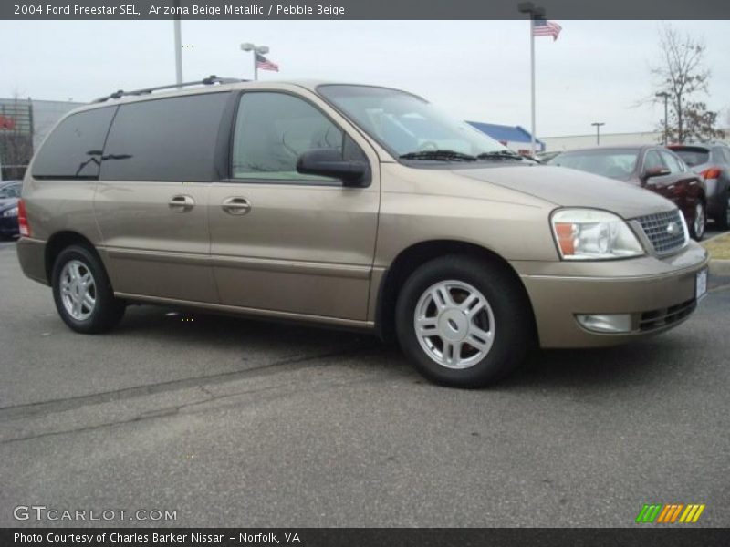 Arizona Beige Metallic / Pebble Beige 2004 Ford Freestar SEL