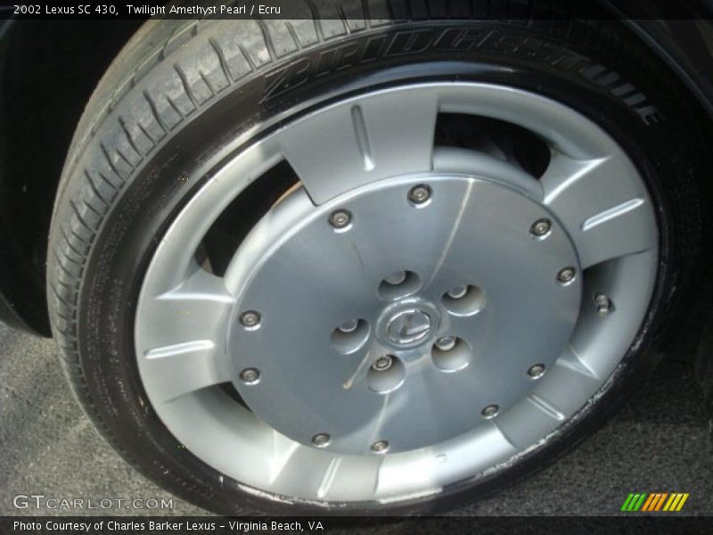 Twilight Amethyst Pearl / Ecru 2002 Lexus SC 430