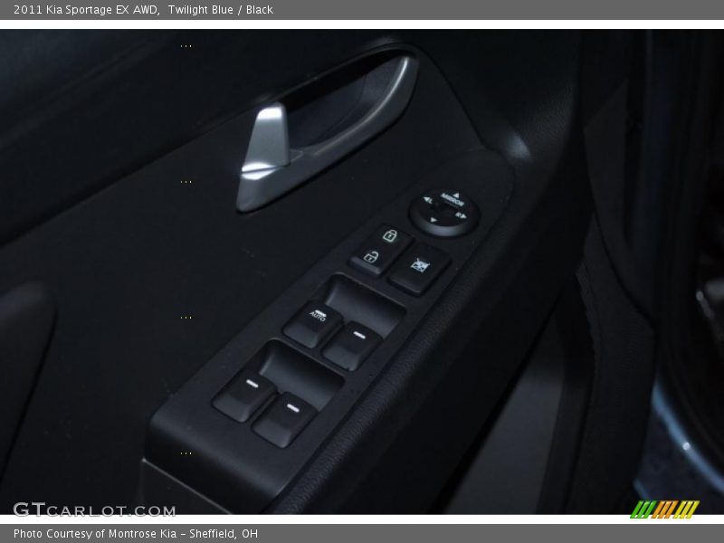 Twilight Blue / Black 2011 Kia Sportage EX AWD