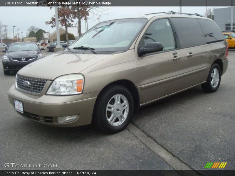 Arizona Beige Metallic / Pebble Beige 2004 Ford Freestar SEL