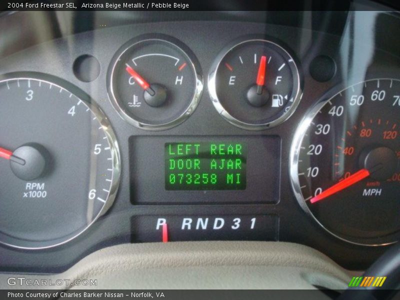Arizona Beige Metallic / Pebble Beige 2004 Ford Freestar SEL