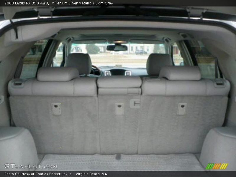 Millenium Silver Metallic / Light Gray 2008 Lexus RX 350 AWD
