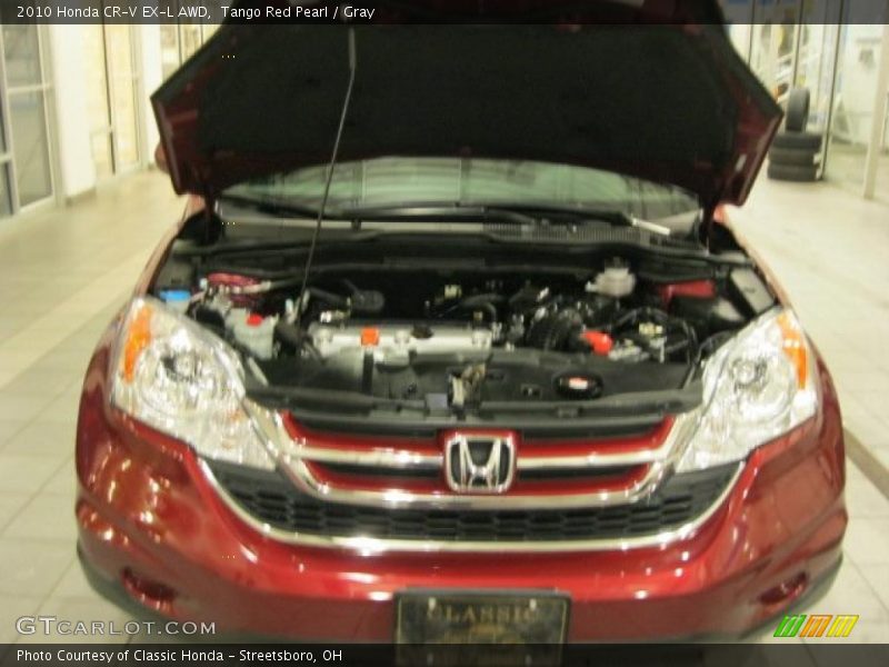 Tango Red Pearl / Gray 2010 Honda CR-V EX-L AWD