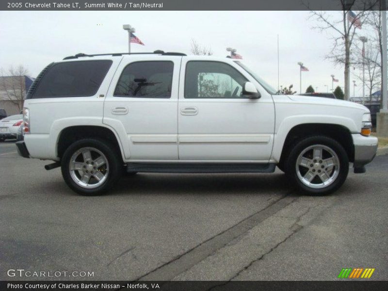 Summit White / Tan/Neutral 2005 Chevrolet Tahoe LT
