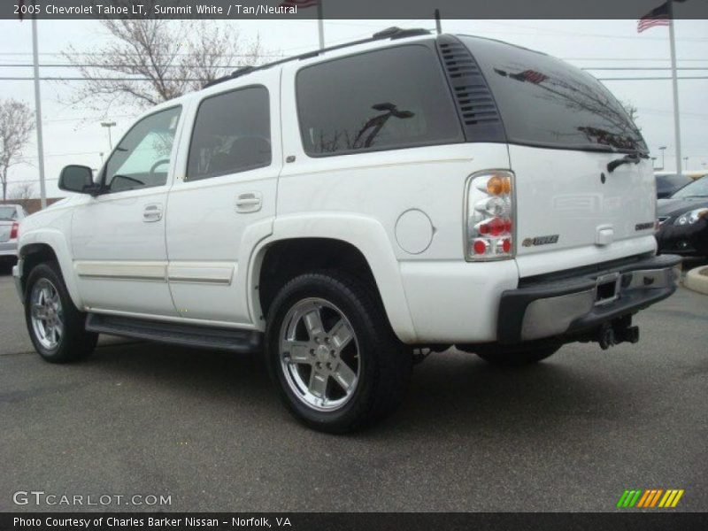 Summit White / Tan/Neutral 2005 Chevrolet Tahoe LT
