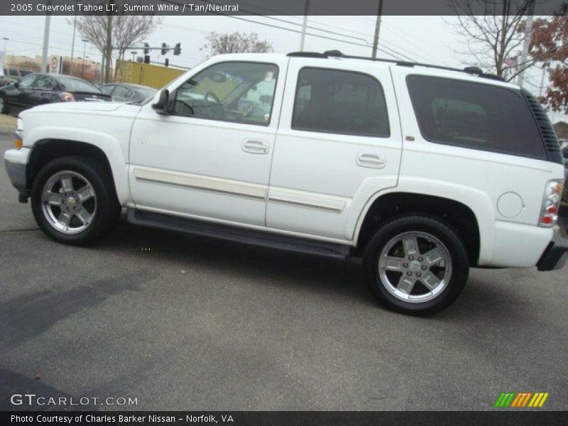 Summit White / Tan/Neutral 2005 Chevrolet Tahoe LT
