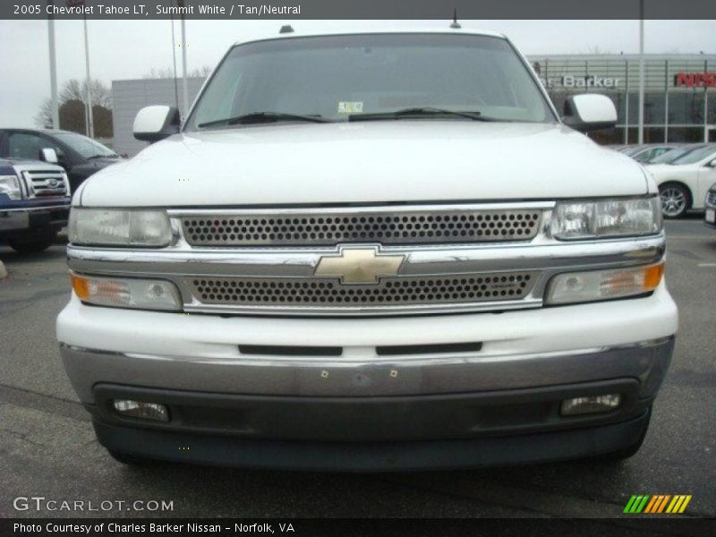 Summit White / Tan/Neutral 2005 Chevrolet Tahoe LT