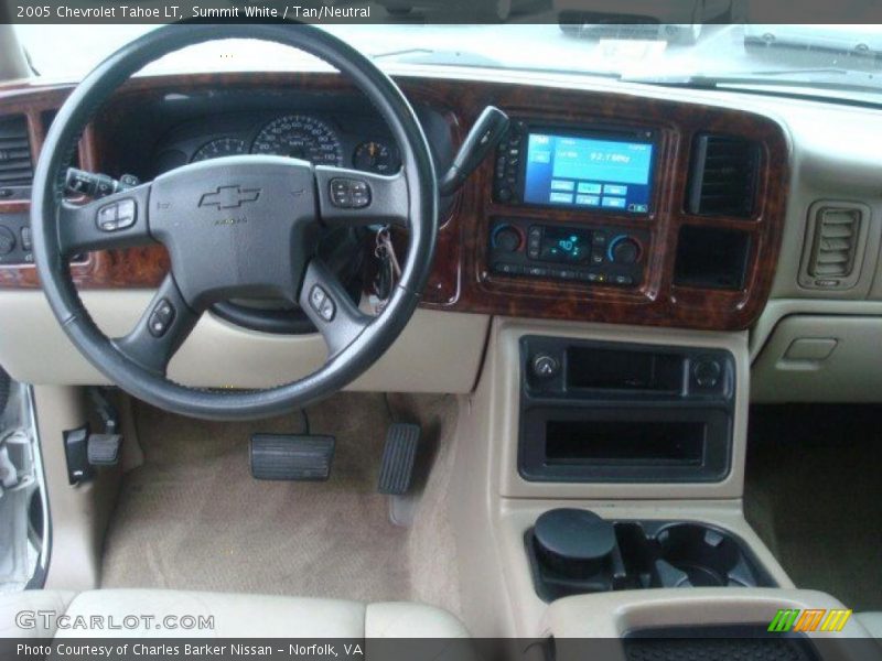 Summit White / Tan/Neutral 2005 Chevrolet Tahoe LT