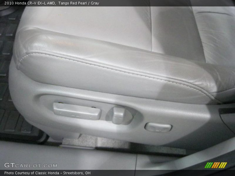 Tango Red Pearl / Gray 2010 Honda CR-V EX-L AWD