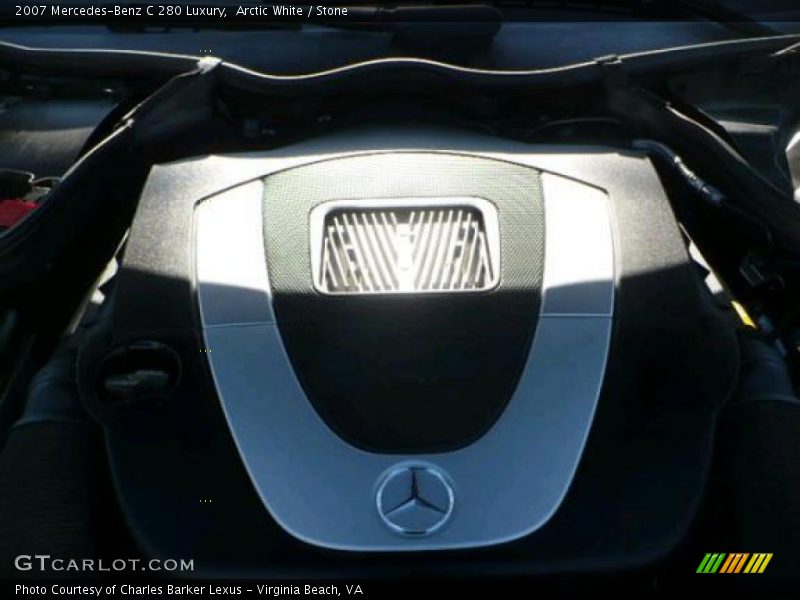 Arctic White / Stone 2007 Mercedes-Benz C 280 Luxury