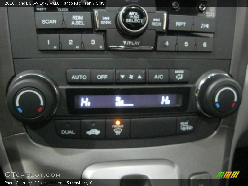 Controls of 2010 CR-V EX-L AWD