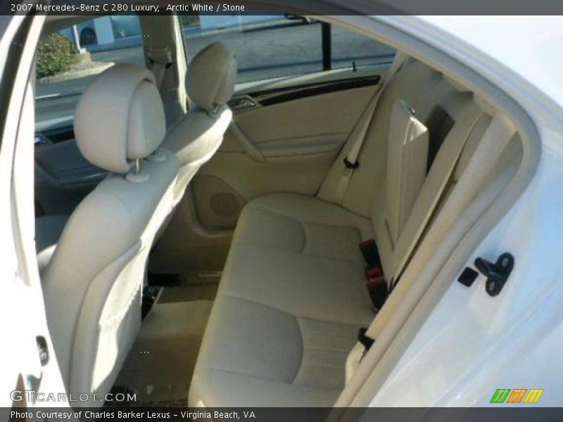 Arctic White / Stone 2007 Mercedes-Benz C 280 Luxury