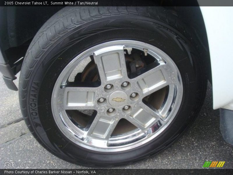 Summit White / Tan/Neutral 2005 Chevrolet Tahoe LT