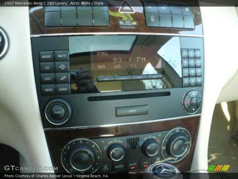 Arctic White / Stone 2007 Mercedes-Benz C 280 Luxury