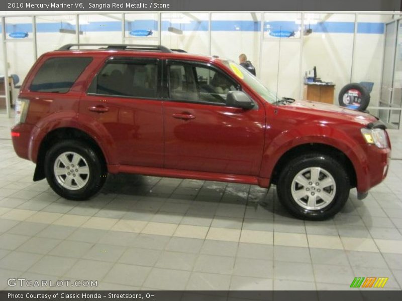 Sangria Red Metallic / Stone 2010 Mercury Mariner V6