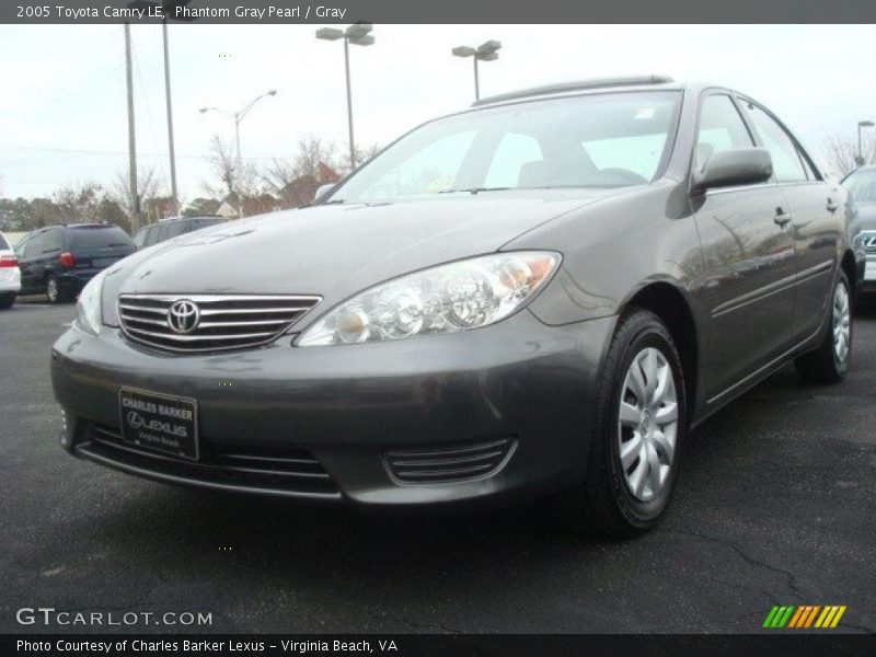 Phantom Gray Pearl / Gray 2005 Toyota Camry LE