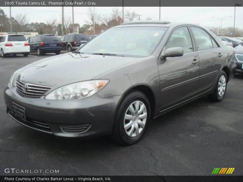 Phantom Gray Pearl / Gray 2005 Toyota Camry LE