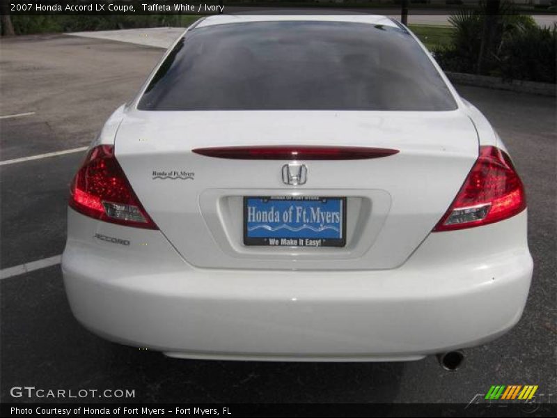 Taffeta White / Ivory 2007 Honda Accord LX Coupe