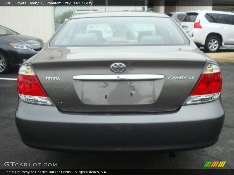 Phantom Gray Pearl / Gray 2005 Toyota Camry LE