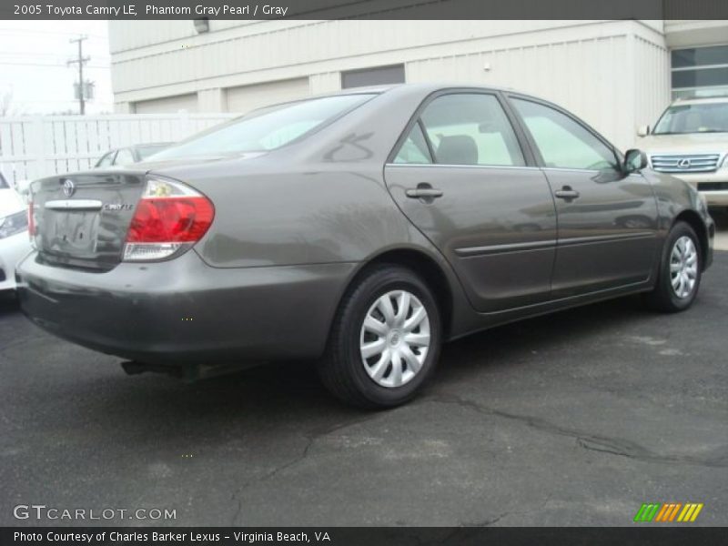Phantom Gray Pearl / Gray 2005 Toyota Camry LE