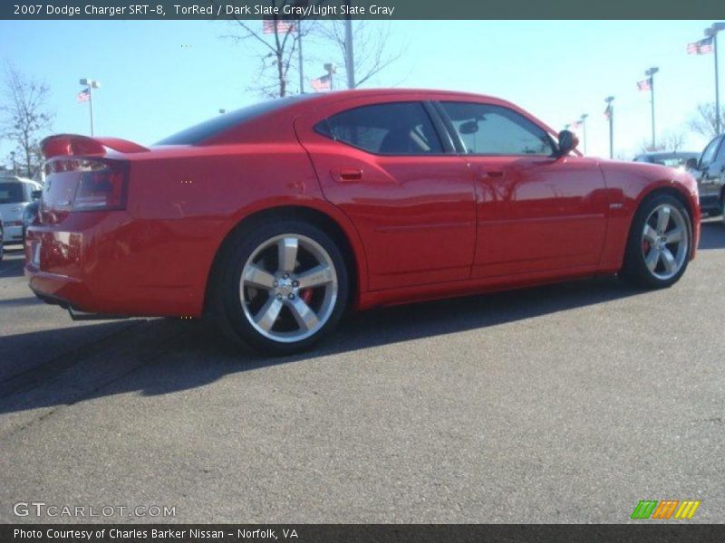 TorRed / Dark Slate Gray/Light Slate Gray 2007 Dodge Charger SRT-8