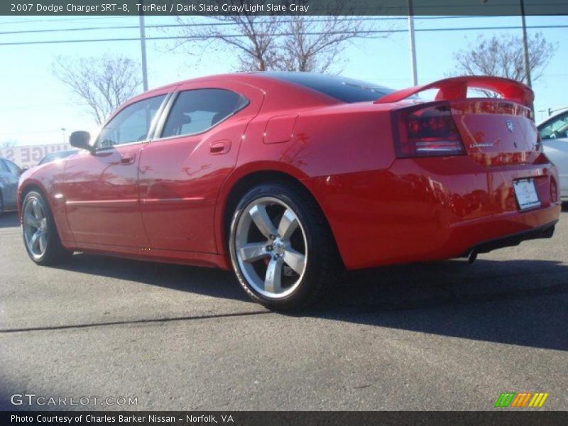 TorRed / Dark Slate Gray/Light Slate Gray 2007 Dodge Charger SRT-8