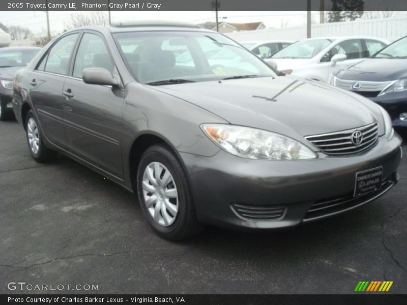 Phantom Gray Pearl / Gray 2005 Toyota Camry LE