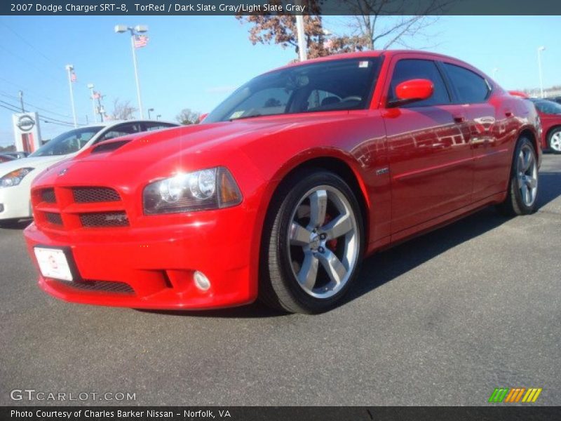 TorRed / Dark Slate Gray/Light Slate Gray 2007 Dodge Charger SRT-8